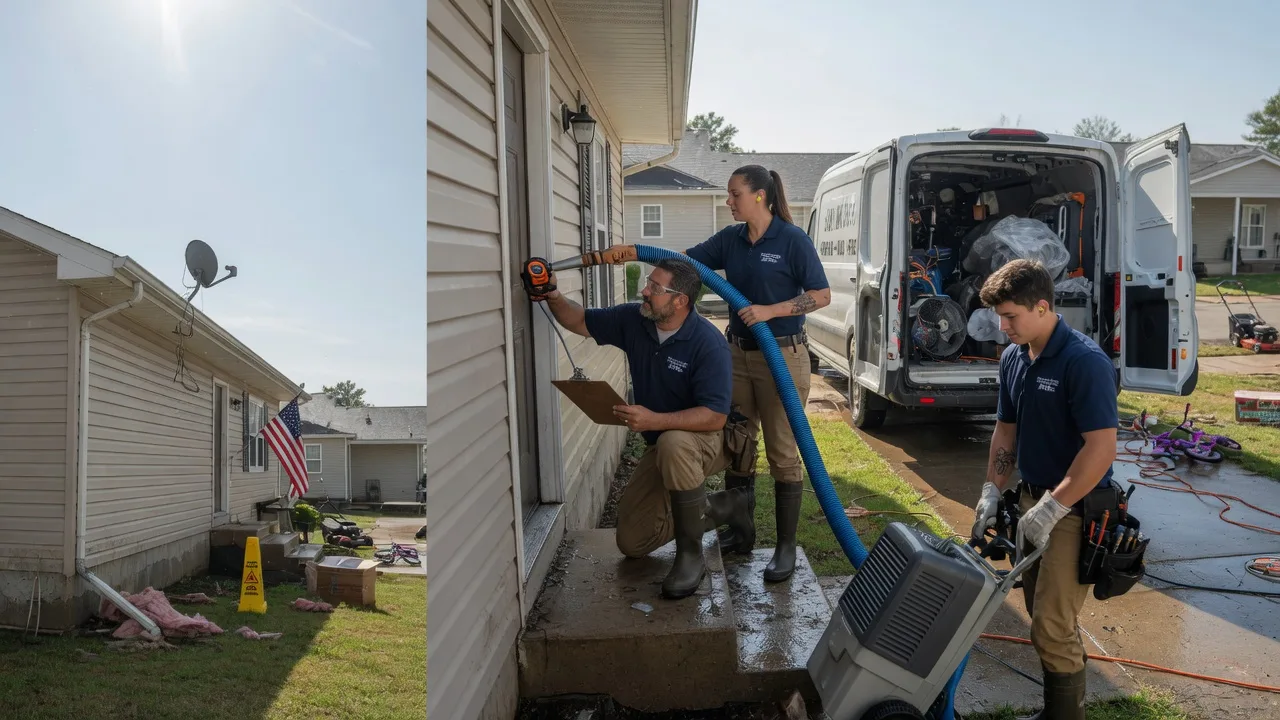 Ceiling Water Damage Restoration in Overbrook, KS near me